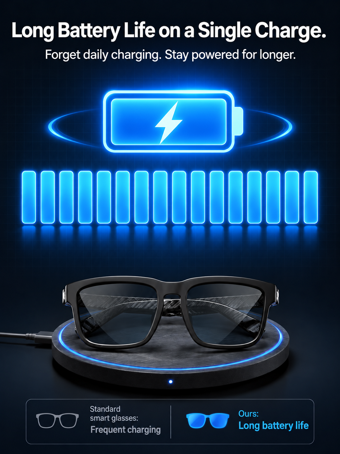 ⏰ LAST DAY 50% OFF 👓 AI Smart Glasses: 100% Offline Translation Zoom & Explore Smarter.