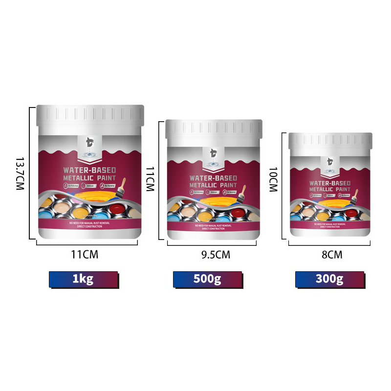 ⏳Time-Limited Special⏰Rust Converter Metallic Paint – One coat stops rust, no sanding, no fumes. 🔨🛡️