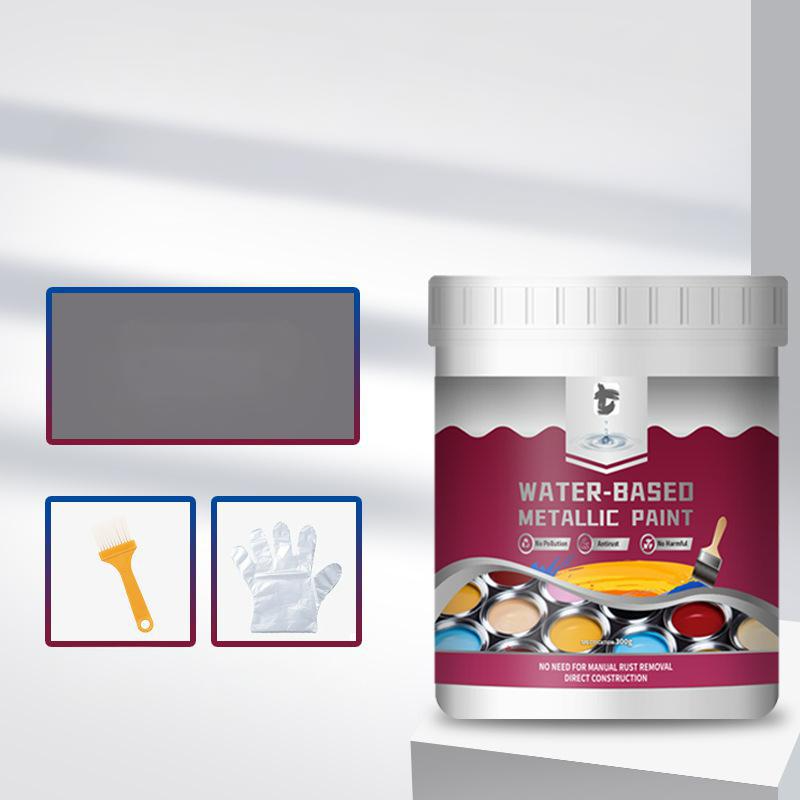 ⏳Time-Limited Special⏰Rust Converter Metallic Paint – One coat stops rust, no sanding, no fumes. 🔨🛡️