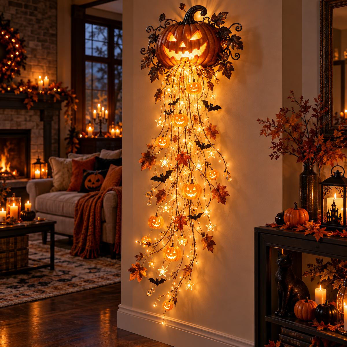✨Last Day 49% OFF✨Elegant Halloween Cascade Wall Light Collection✨
