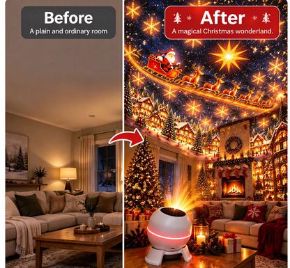 💡 Turn Any Room Into a Christmas Wonderland – Holiday Projection Night Light