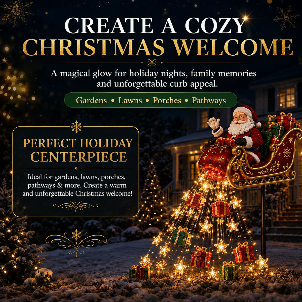 🎁Last Day 49% OFF-✨ Enchanted Flower Fairy Solar Garden Light – Magical Glowing Outdoor Christmas Yard Decor 🌸