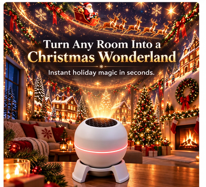 💡 Turn Any Room Into a Christmas Wonderland – Holiday Projection Night Light