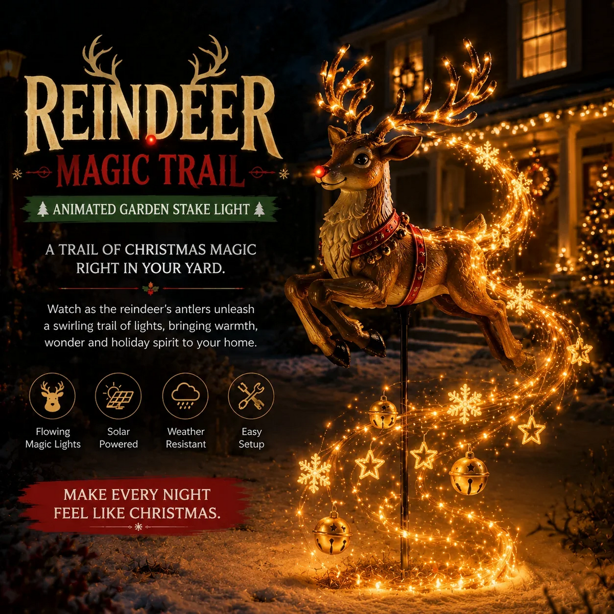 🎁Last Day 49% OFF-✨ Enchanted Flower Fairy Solar Garden Light – Magical Glowing Outdoor Christmas Yard Decor 🌸