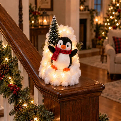 49% OFF 🐧 Penguin Christmas Stair Snow Decor | A Cozy Penguin Christmas Story ✨
