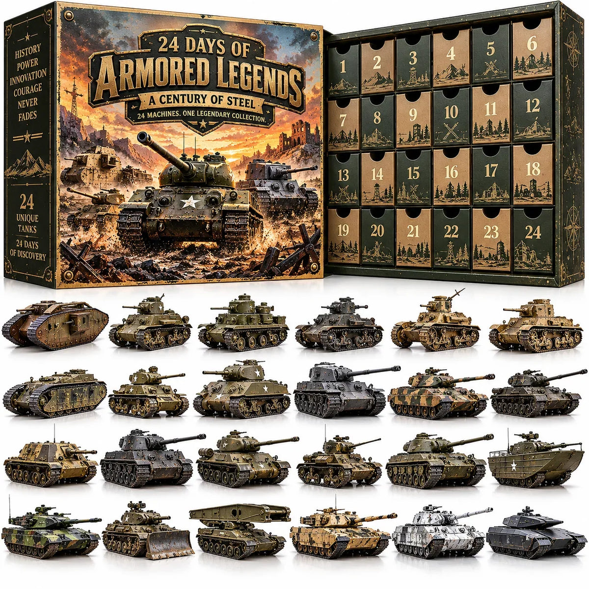🔥 Love Legendary Tanks? 🔥 2026 Armored Legends – 24 Days, 24 Machines!