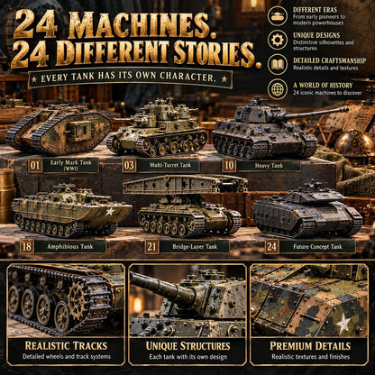 🔥 Love Legendary Tanks? 🔥 2026 Armored Legends – 24 Days, 24 Machines!