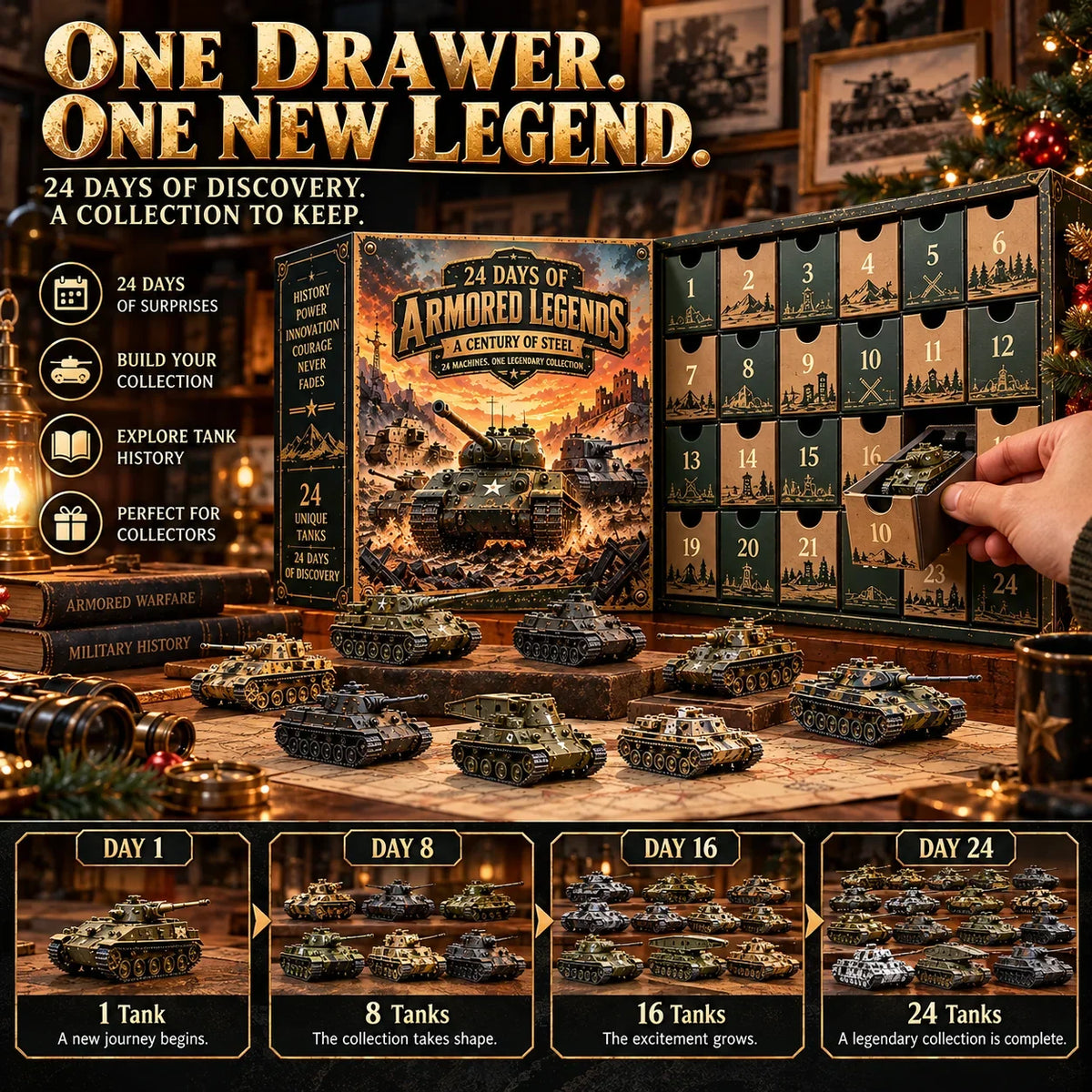 🔥 Love Legendary Tanks? 🔥 2026 Armored Legends – 24 Days, 24 Machines!