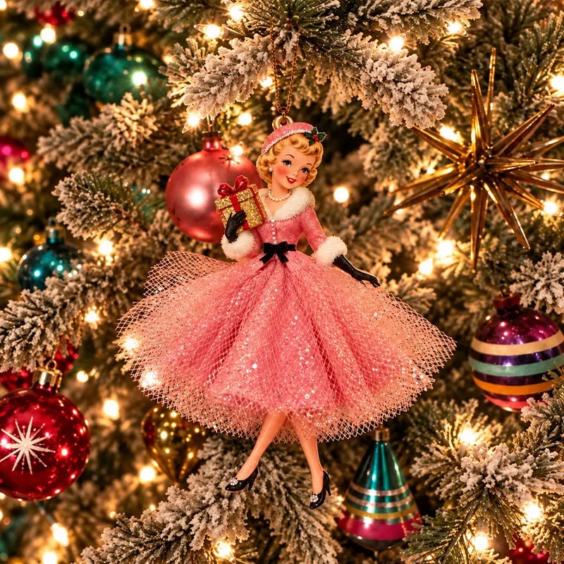 45% OFF🎄Vintage Christmas Lady Ornaments – 1950s-Inspired Holiday Charm 🎄