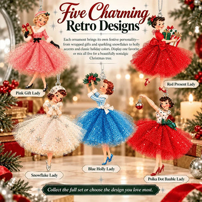 45% OFF🎄Vintage Christmas Lady Ornaments – 1950s-Inspired Holiday Charm 🎄