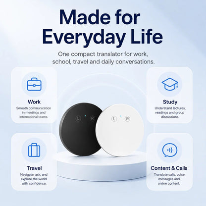 Last Day 45% OFF🤖 AI Pocket Translator – Real-Time Two-Way Voice Translation in 165+ Languages