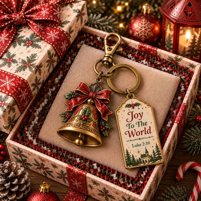 🎄Christian Nativity Keychain – Religious Christmas Keychain Set🕊️