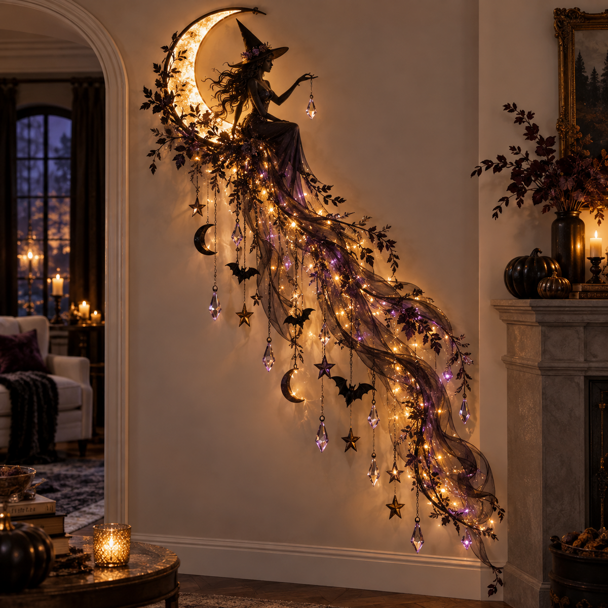 ✨Last Day 49% OFF✨Elegant Halloween Cascade Wall Light Collection✨