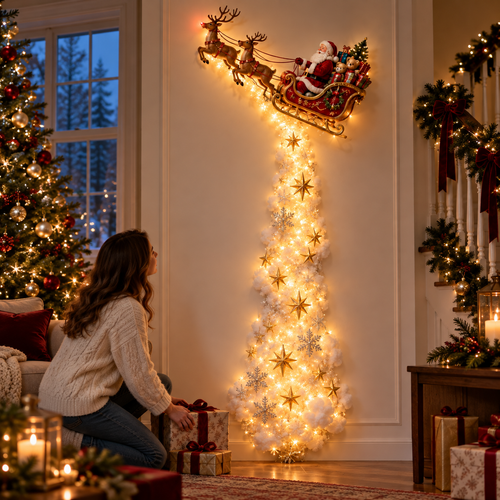 ✨ Christmas Magic Trail Wall Light - A Little Christmas Magic, Right on Your Wall